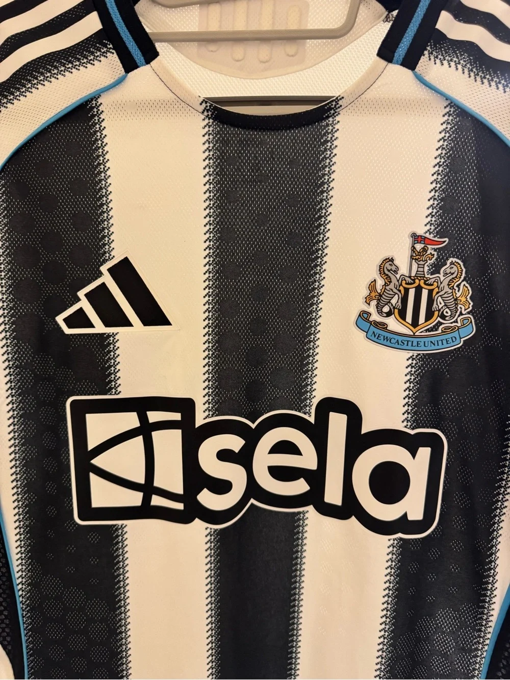 ADIDAS Newcastle United FC 25/26 Home Authentic Soccer Jersey Mens M Black